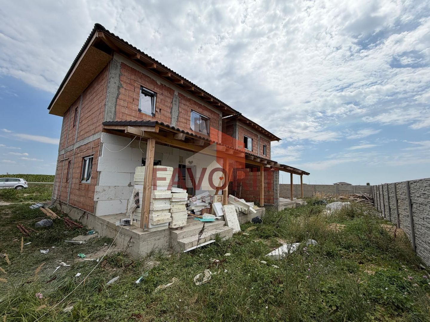Duplex despartit cam tehnica | 5 camere | Toate utilitatile | 2 bai | - Poză 2