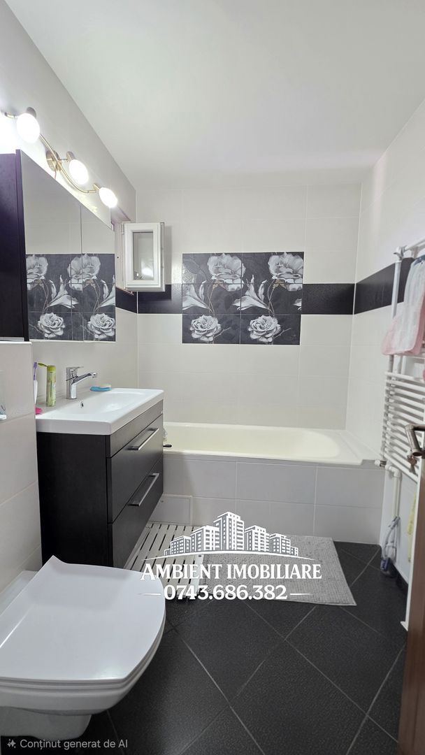 Apartament cu 3 camere, mobilat și utilat, VASLUI - zona AUTOMOMENT; - Poză 9