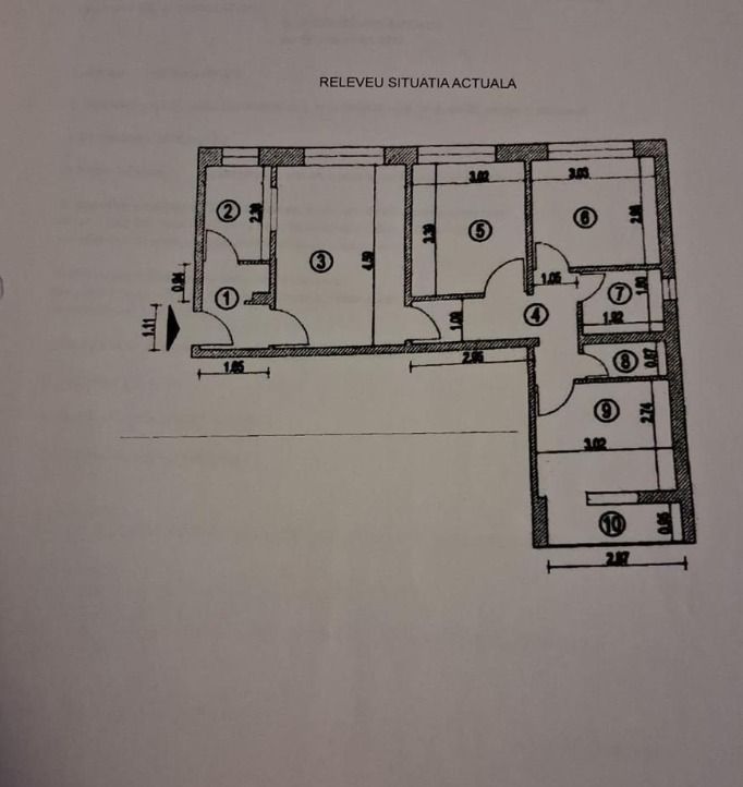 Apartament 4 camere superb Plaza - Schiță 27