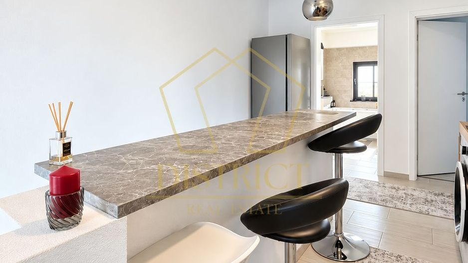 Apartament cu 2 camere mobilat | Etajul 1 | 57 mp utili | in Giroc la asfalt. - Poză 9