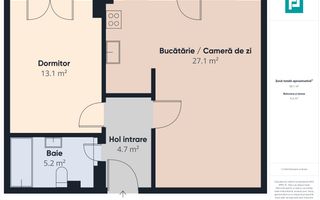 Apartament 2 camere | Etaj 1 | Zona Buziașului - Poză 9
