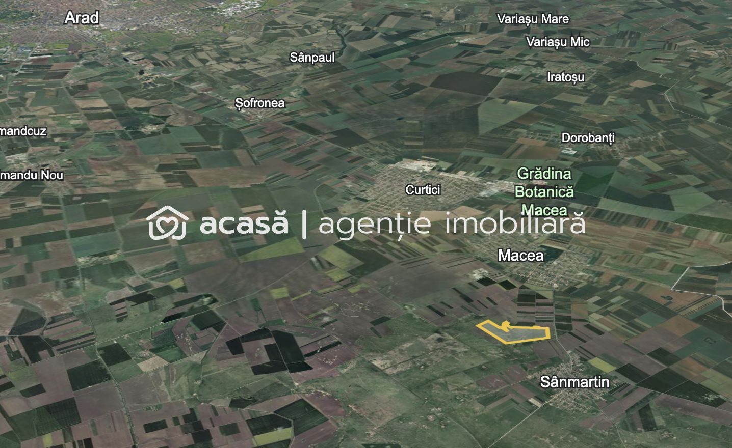 Teren 42 ha pentru parc fotovoltaic – Macea, Arad - Poză 4