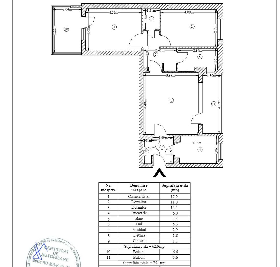Apartament 3 camere Drumul Taberei, vizavi de Plaza Mall - Poză 6