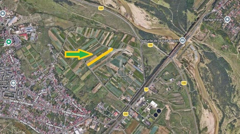 Teren intravilan zona Dorobanti suprafata 4.400mp deschidere 18m - Poză 2