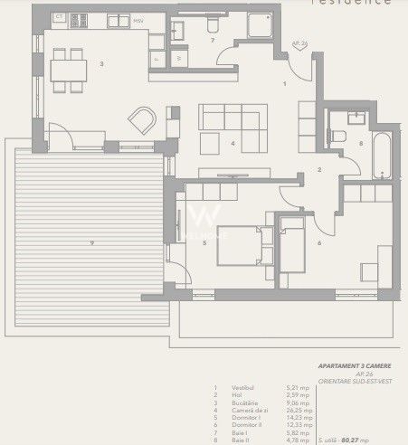 Apartament tip Penthouse, Sibiu - Schiță 7