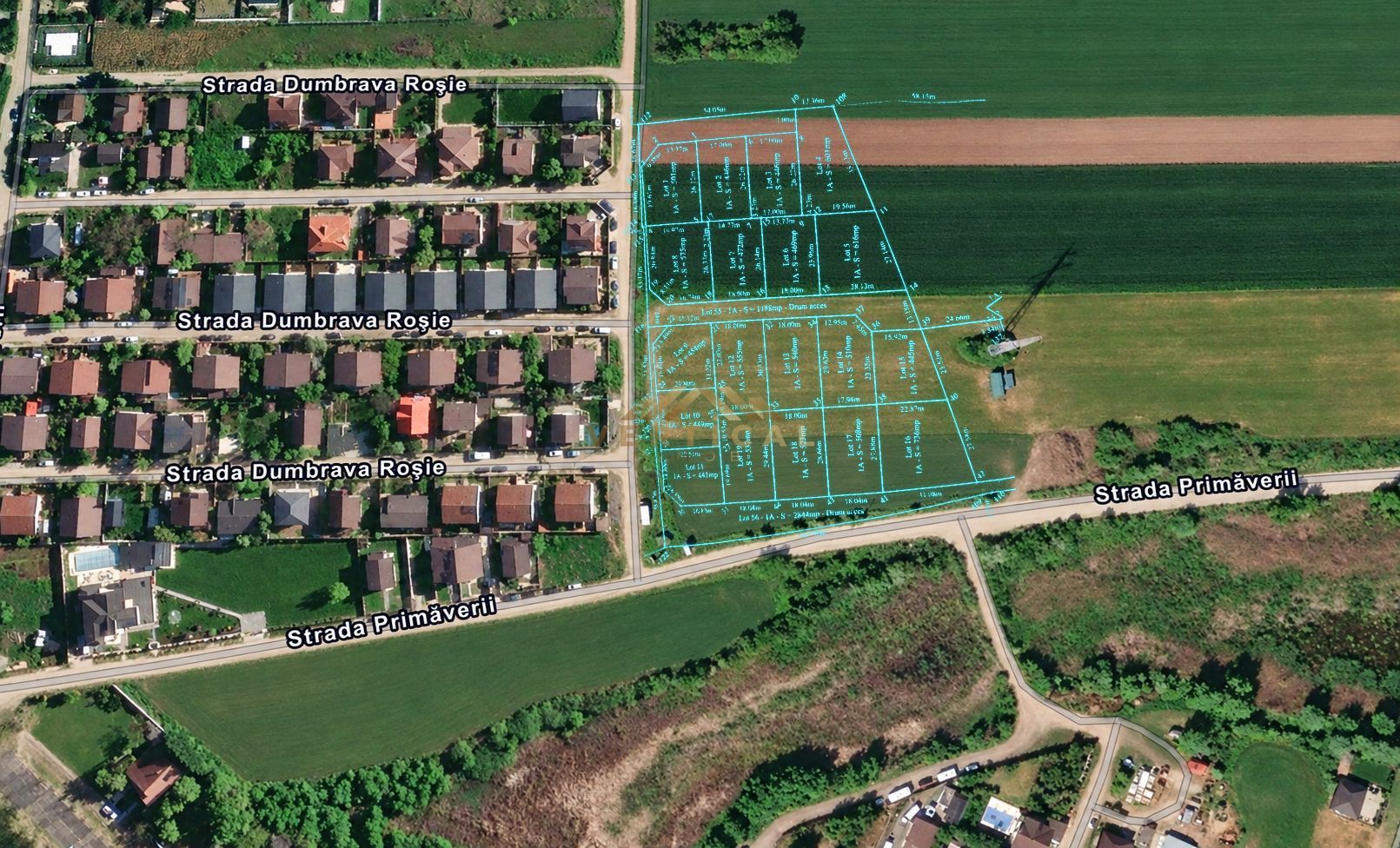Teren intravilan 441 mp | Zona Primăverii | 30,870 € + TVA - Poză 1