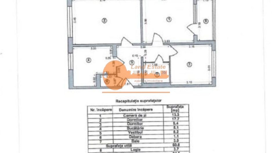 3 camere Drumul aberei-Raul Doamnei - Schiță 10