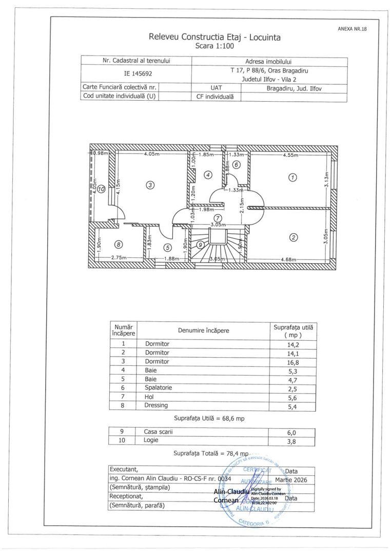 Vila Individuala - 5 Camere - Dormitor Parter - Poză 4