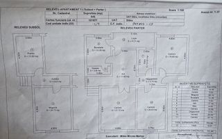 Duplex pe un singur nivel 4 camere zona Centrala - Schiță 2