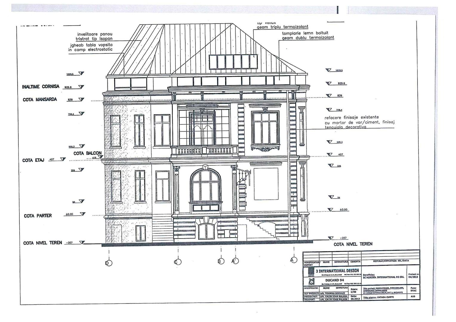 Vila Consolidata | Lascar Catargiu | 620mp utili | Instalatii noi - Schiță 25