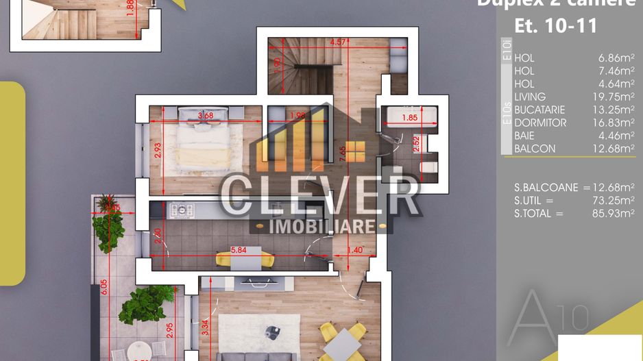 Apartament 2 Camere Spatios-Finalizat-Theodor Pallady - Poză 1