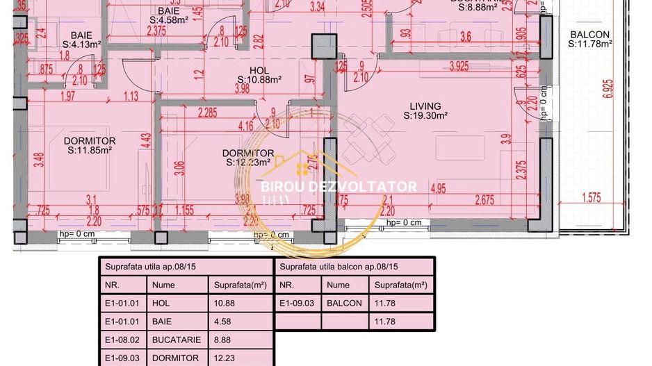 Ansamblu boutique Modern Titan Pallady zona verde Parc STB Metrou - Schiță 5