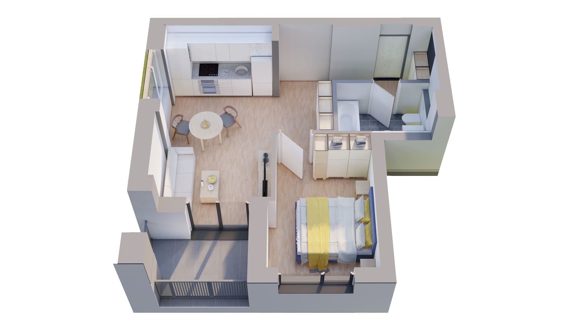 Comision 0%, Apartamente NOI cu 2 camere la ARED Cel mai mic pret - Poză 1