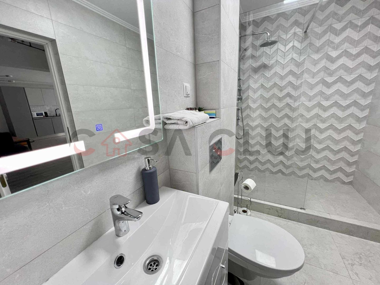 2 camere, imobil nou, la cheie - Poză 6
