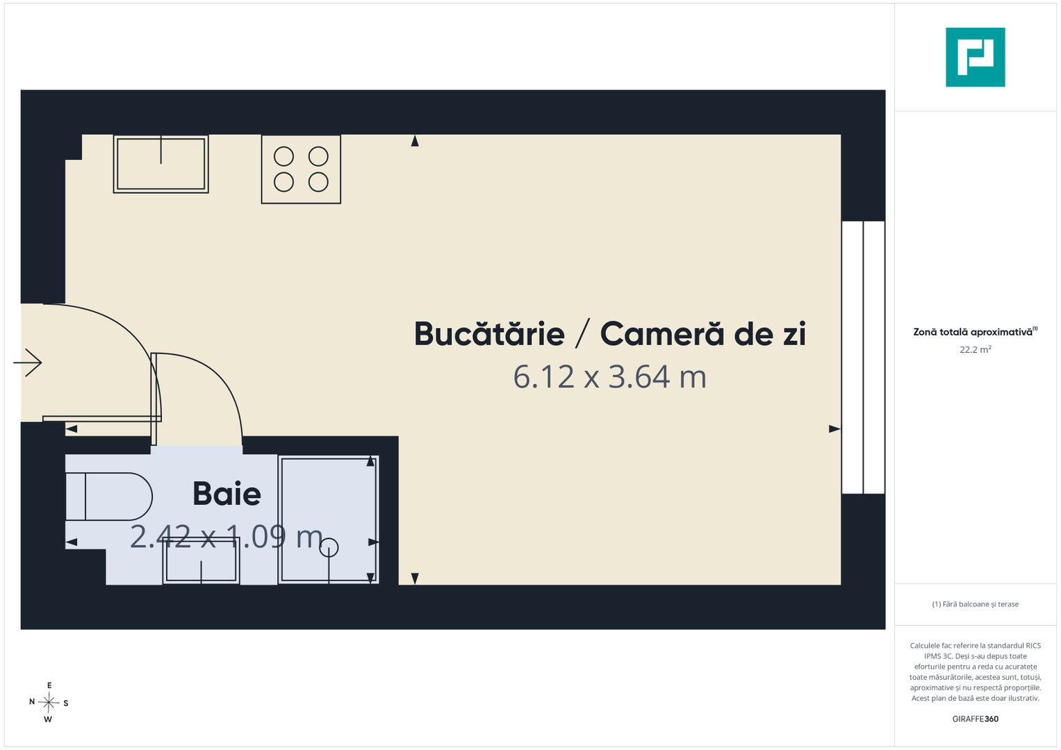 Garsonieră pentru investiții zona Uta - Poză 8