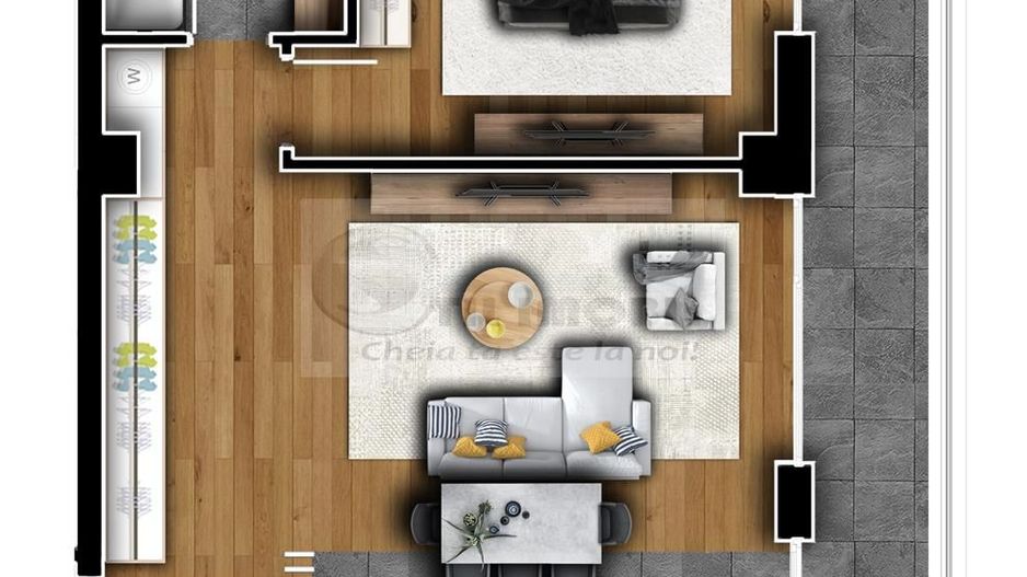 Apartament 2 camere - 70mp - Copou - Intabulat - Poză 6