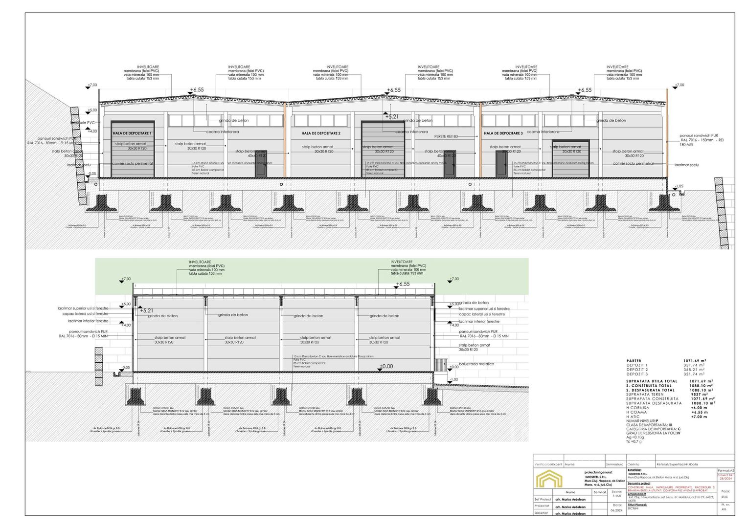 Hala noua de inchiriat, 1071 mp, comuna Baciu, Judetul Cluj! - Poză 5