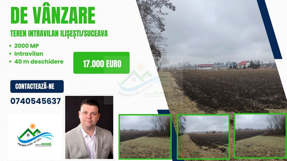 Teren intravilan Ilișești/Suceava - Poză 2