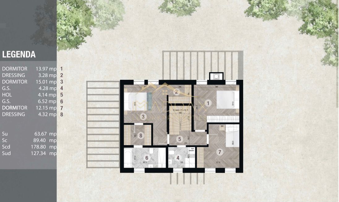 Vila De Inchiriat | Pipera - Schiță 42