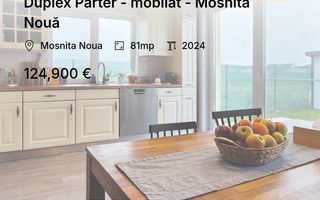 Duplex Parter - mobilat - Mosnita Nouă - Poză 1