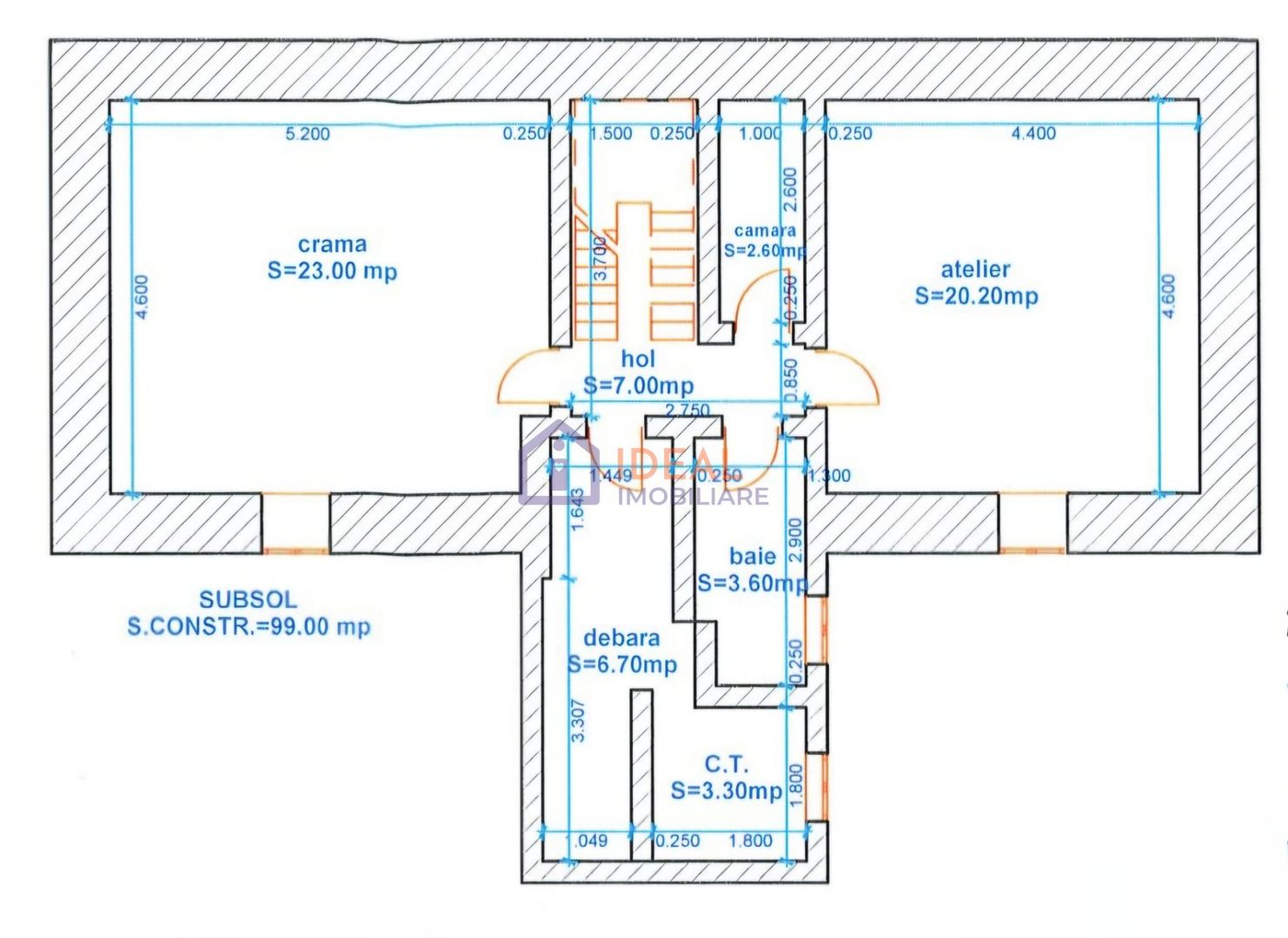 Casa Individuala cu 7 camere Mobilata si Utilata, zona Turnisor - Schiță 29