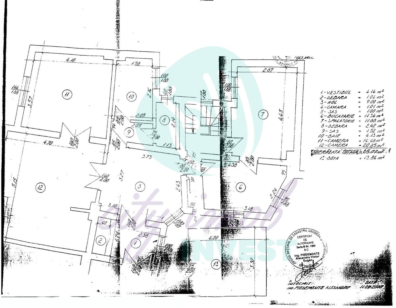4 camere Vilă interbelică-Parc Tineretului-Centrala proprie - Poză 15