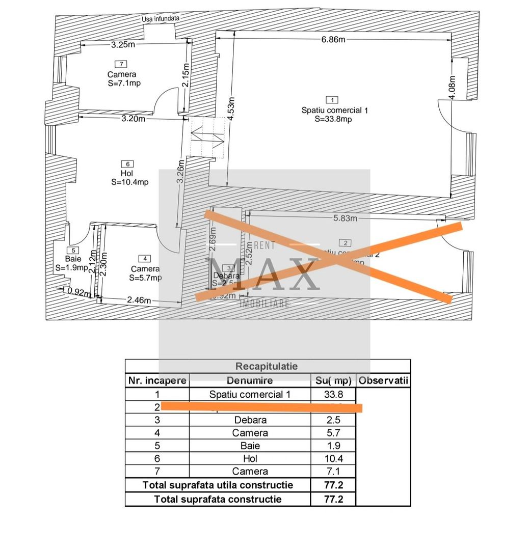 Spațiu Comercial de Închiriat|Ultracentral Cluj | 60 mp | 0% Comision - Poză 3