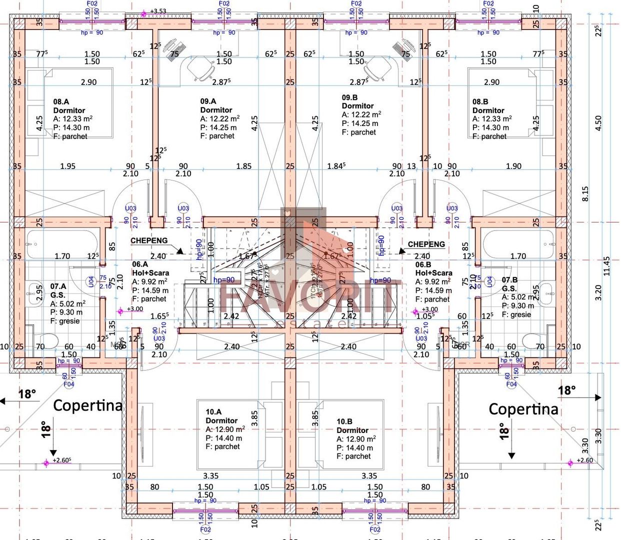 Duplex 4 camere | Mobilat | Giroc - Poză 15