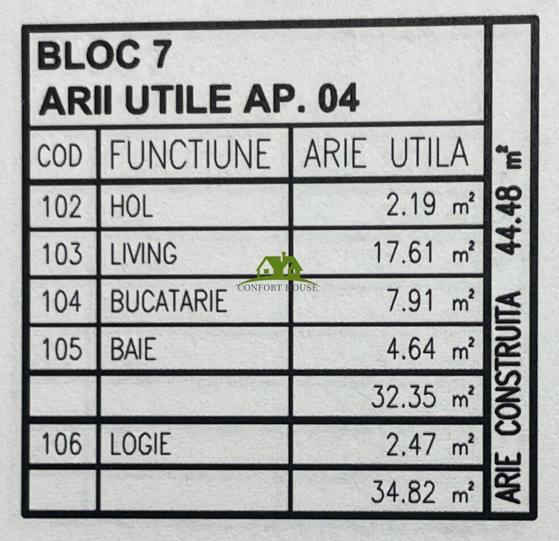 Garsoniera, bloc nou, P+3, Ap.04, Et.1, Bl.7 an 2027 - Poză 6