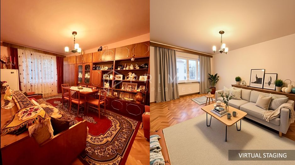 Apartament 3 camere, etaj 1/4, strada Banat, Tudor - Poză 1