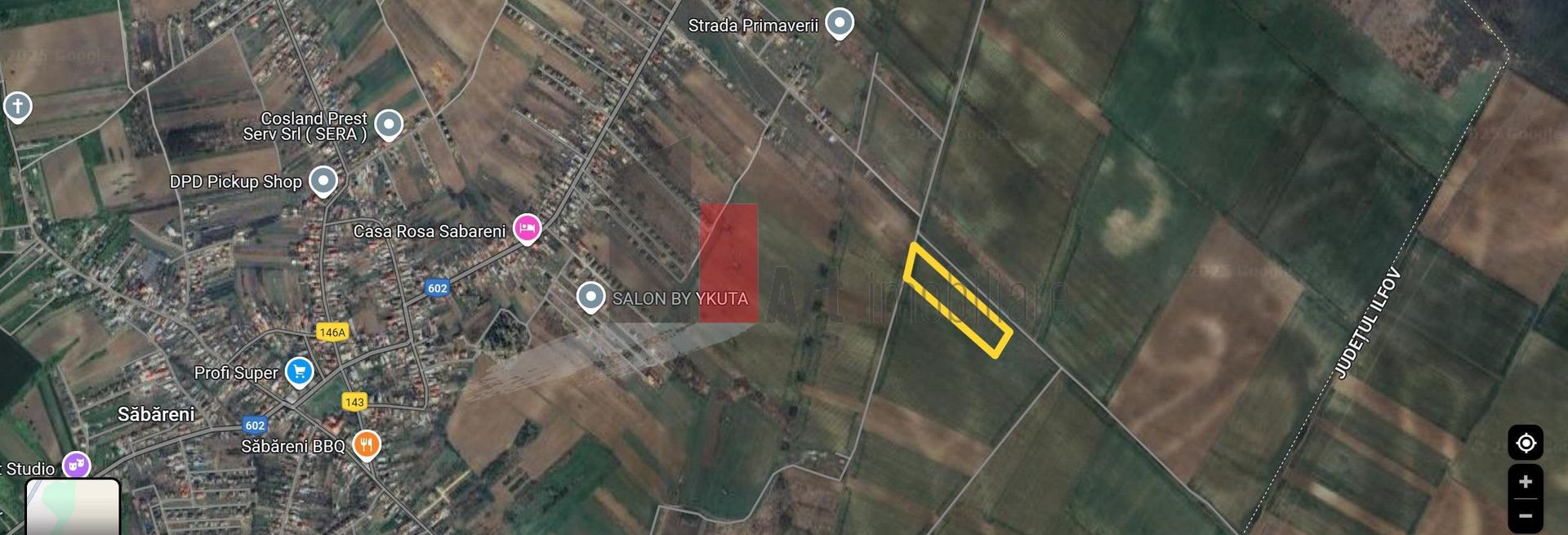 Super pret! Teren de vanzare Sabareni - lotizat - Poză 1