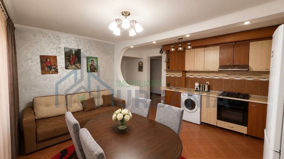 Apartament 3 camere, open-space, 50 m², etaj 1, Strada Moldovei, Pașcani – Central, mobilat și utilat - Poză 1
