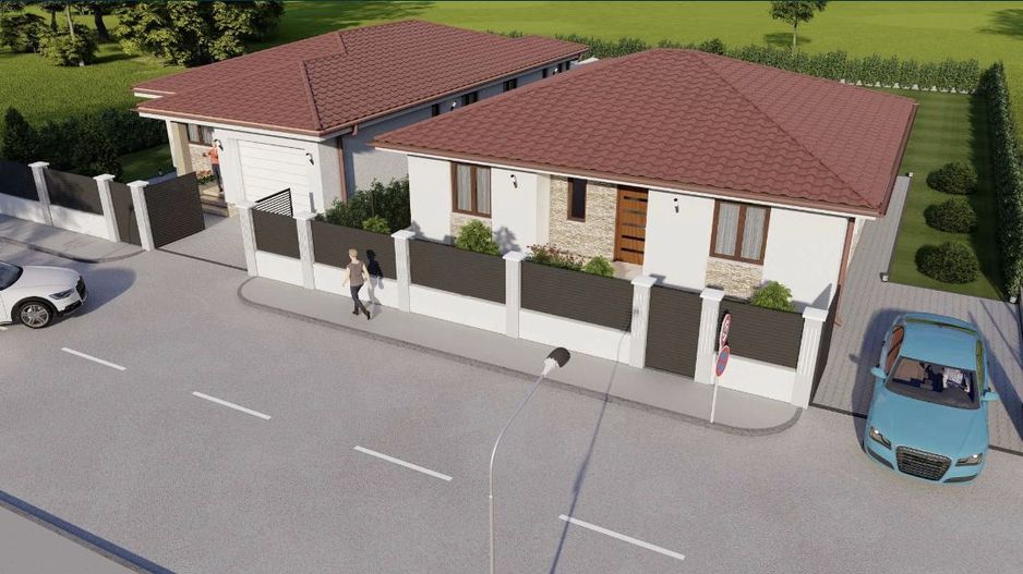 Casa, case semifinisate, la rosu, fundatie, complex rezodential Amati - Poză 4