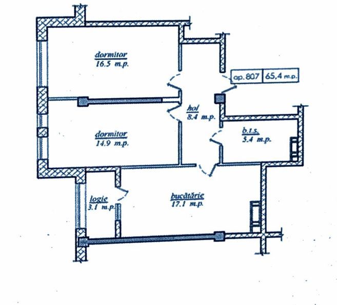 Vânzare, apartament, 1 cameră, str. Nicolae Dimo, Durlești. - Poză 2