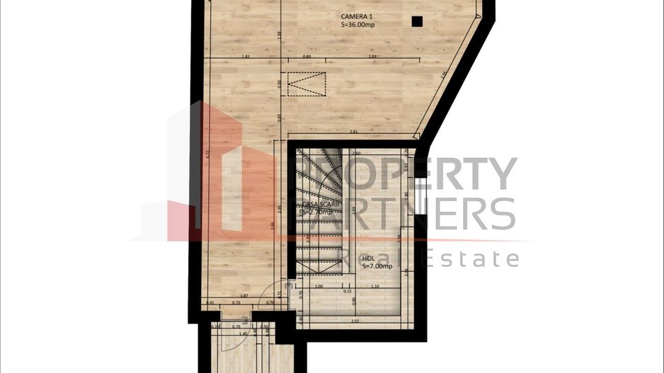 2 apartamente unite in casa in zona centrala, Unirii - Marasesti - Schiță 26