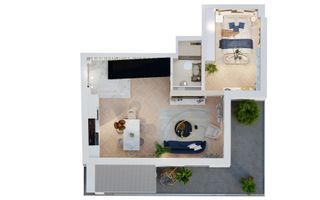 Penthouse exclusivist cu terasă generoasă și vedere spectaculoasă - Schiță 15