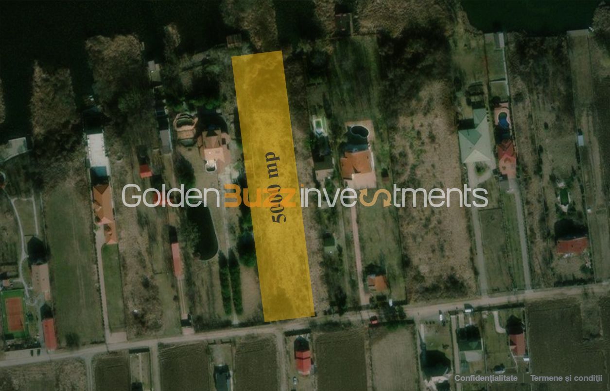 Teren excepțional la Lacul Snagov – 5.000 mp cu deschidere la lac - Poză 3