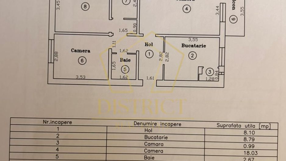 Apartament decomandat cu 3 camere | Aradului - Poză 16