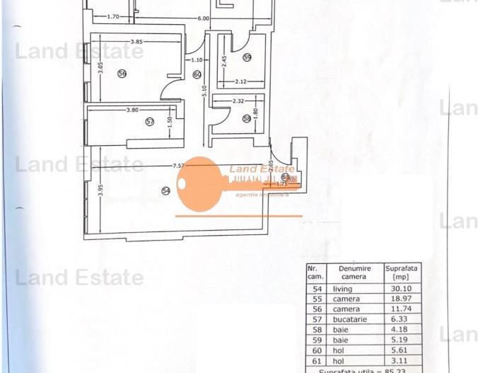 3 si 4 camere Unirii-Mircea Voda ( 2022-loc parcare ) - Poză 1