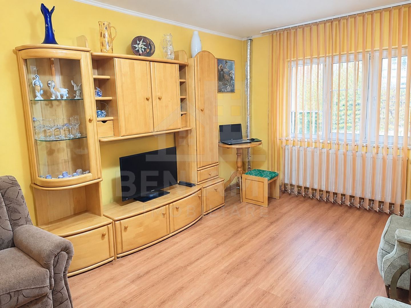 2 camere decomandat - Brazda lui Novac - etaj 2 - centrala - 51mp - Poză 1