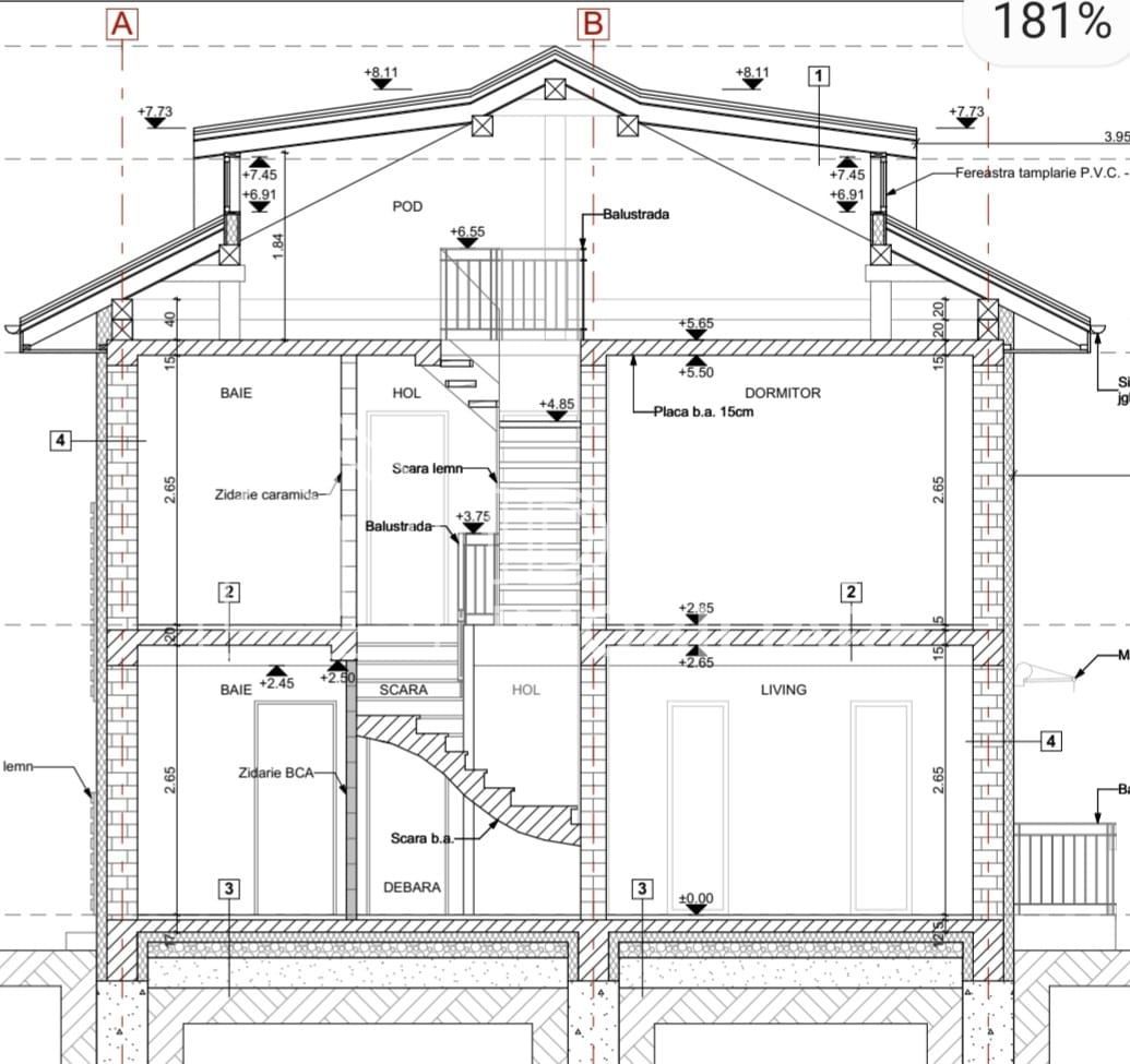 Duplex Modern cu 4 camere LA CHEIE, Zona Lidl, Cartierul Arhitectilor - Schiță 12