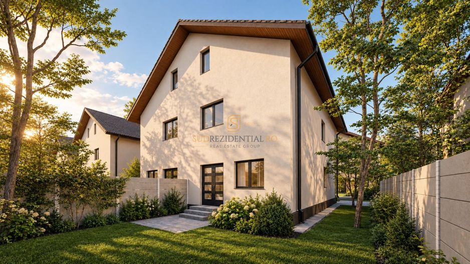 Vila tip duplex str. Gloriei, Bragadiru. P+1+POD - Poză 4