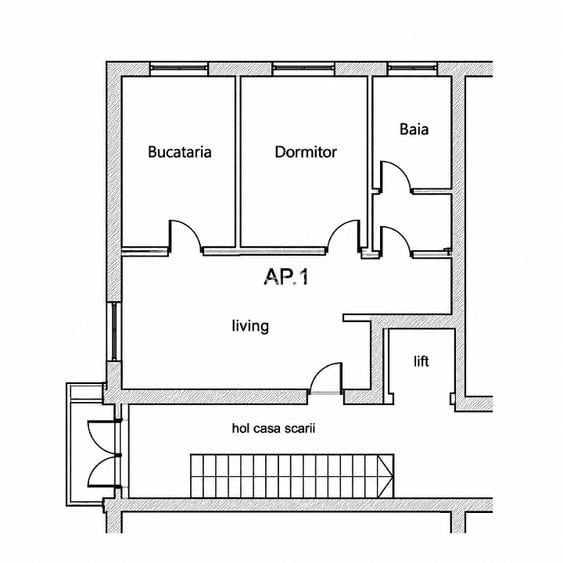 APARTAMENT 2 CAMERE | OTOPENI – I.C. BRĂTIANU NR. 6 - Poză 7