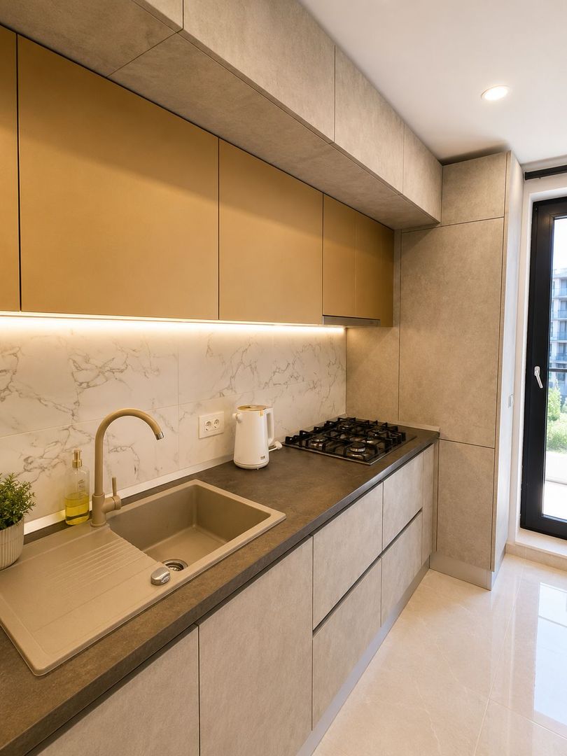2 camere mobilat modern | Tomis Nord - Zen Residence | garaj, boxă - Poză 10