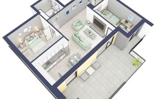 Apartament 3 camere | Balcoane 27.4 mp | Etaj 3 | Turnisor - Poză 5