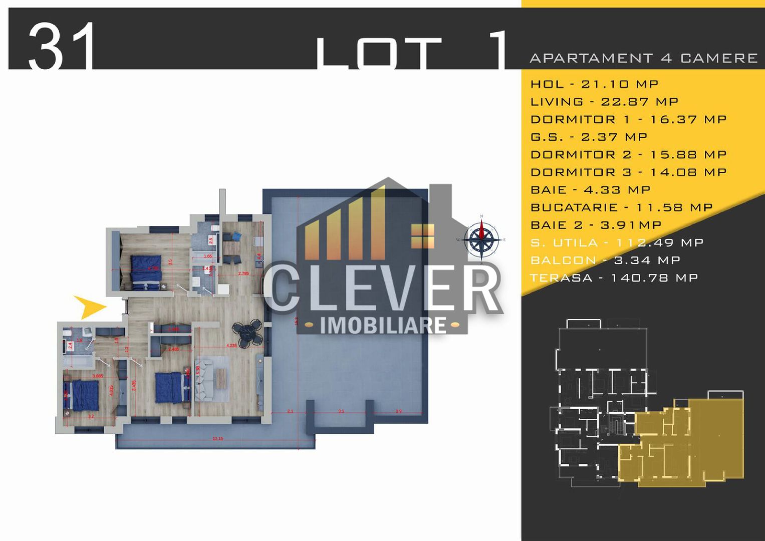 Theodor Pallady Apartament 4 camere Theodor Pallady Sector 3 - Poză 1