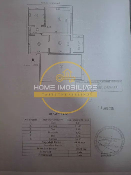 Apartament 2 camere/ decomandat/ 48mp/ mobilat si utilat/ Dacia - Poză 6