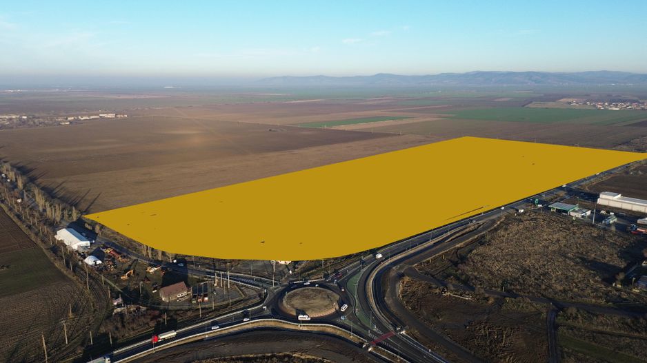 Teren de vanzare Vladimirescu Arad, la sens giratoriu DN7-Centura Est - Poză 1