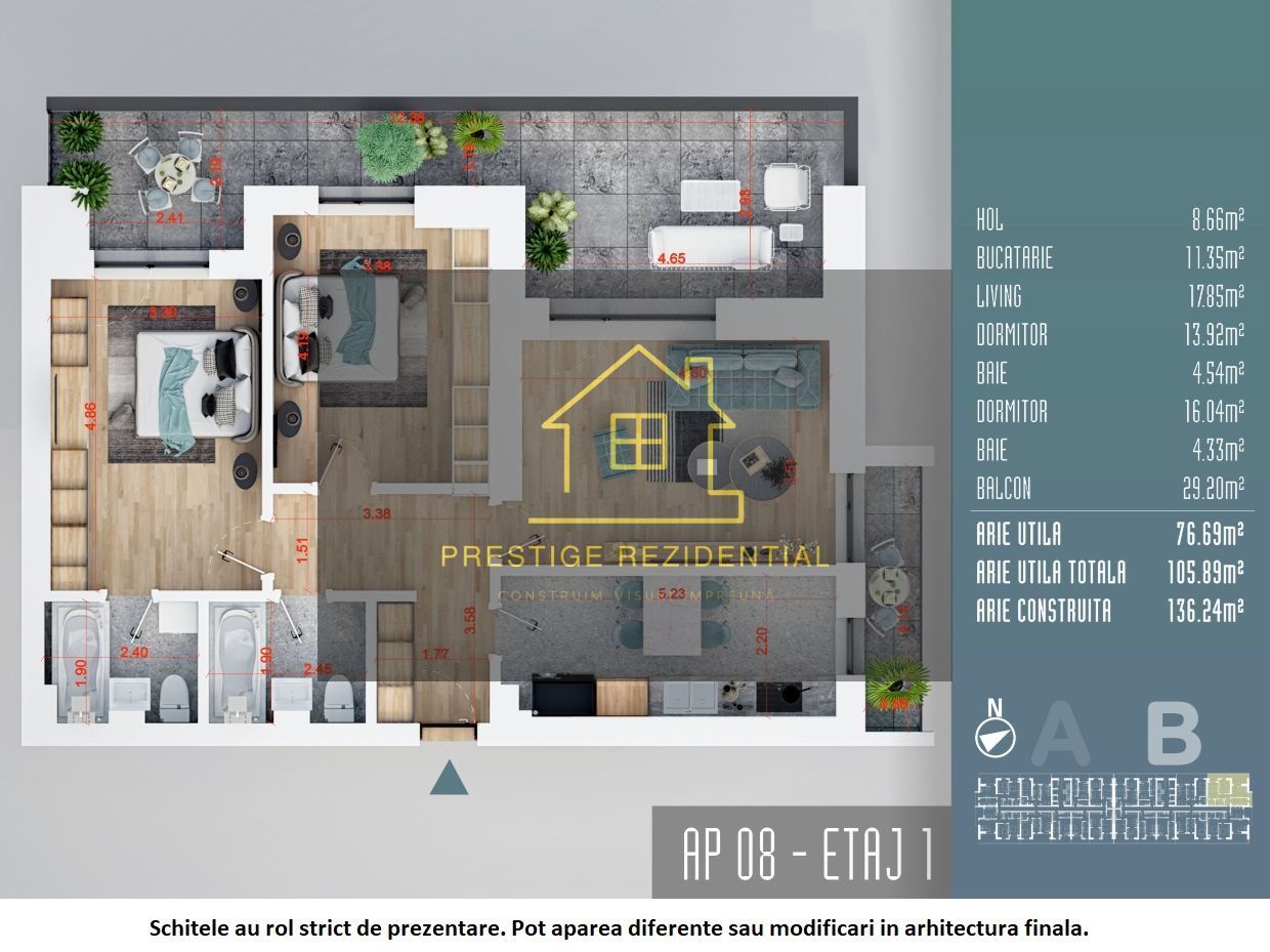 Auchan Titan-AP.3 cam.finalizat-Pallady-Auchan-Lidl - Poză 1