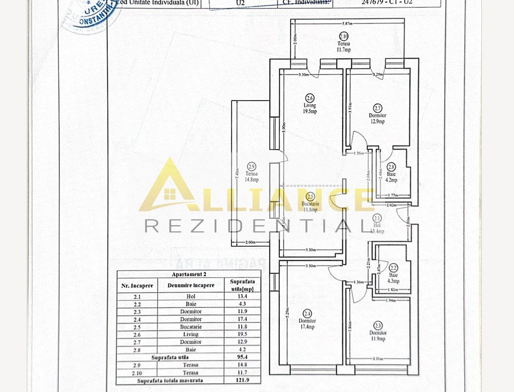 4 CAMERE | 122MP+279 CURTE + PARCARE + PISCINA - NEGOCIABIL - Poză 15
